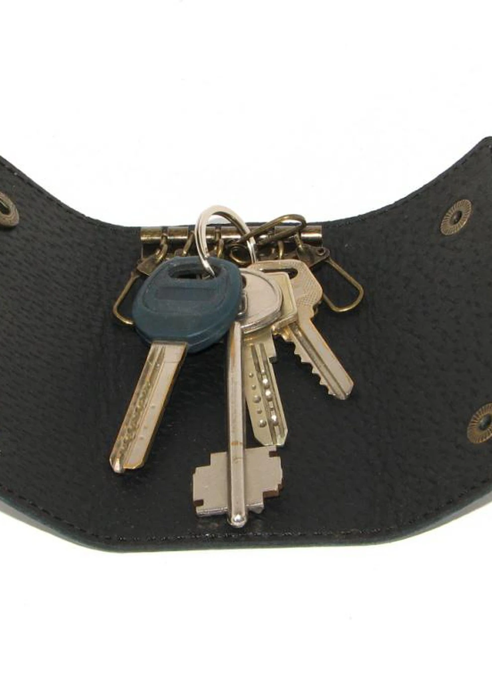 Подарочный набор №11 (ключница + обложка на права, ID паспорт) голубой DNK Leather (253942829)
