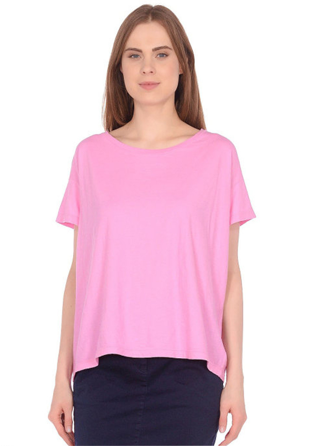 Розовая всесезон футболка United Colors of Benetton
