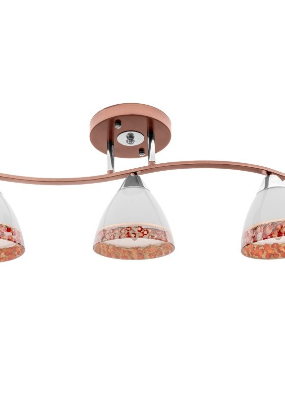 Люстра потолочная на 3 плафона в спальню LK-608S/3 E27 FGT Brille (253887718)