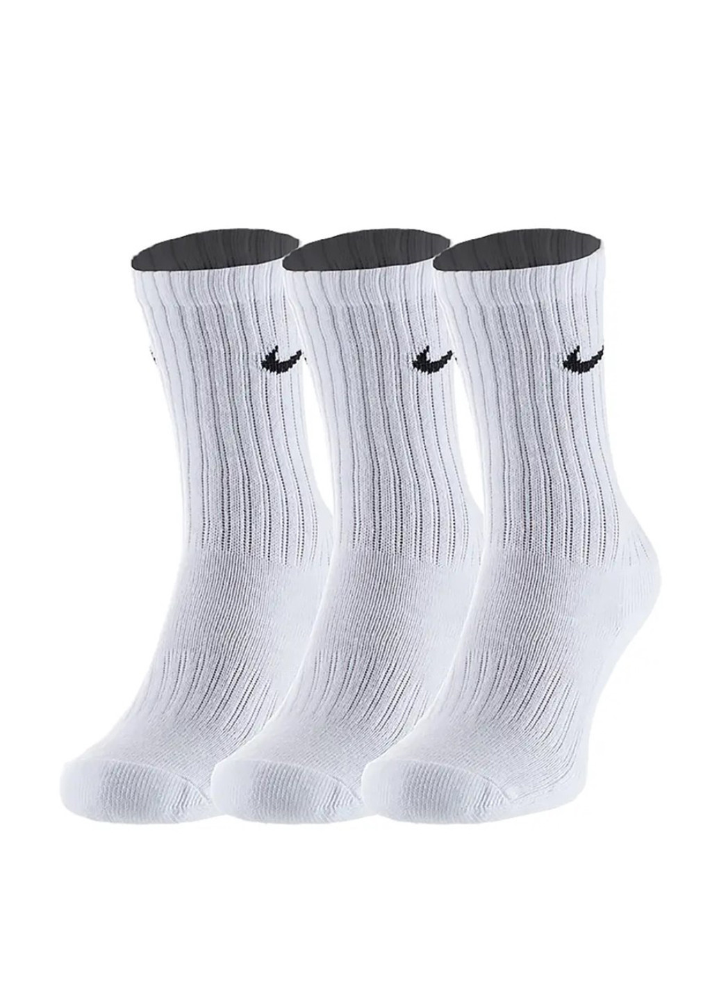Білі шкарпетки (3 пари) sx4508-101 Nike логотипи (269538530)