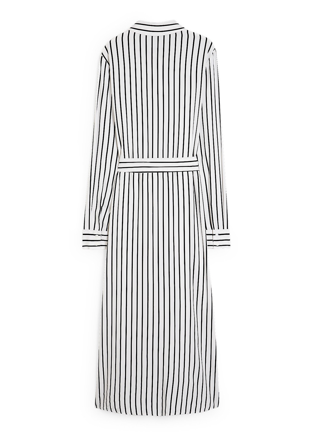 Білий кежуал сукня сукня-сорочка C&A в смужку