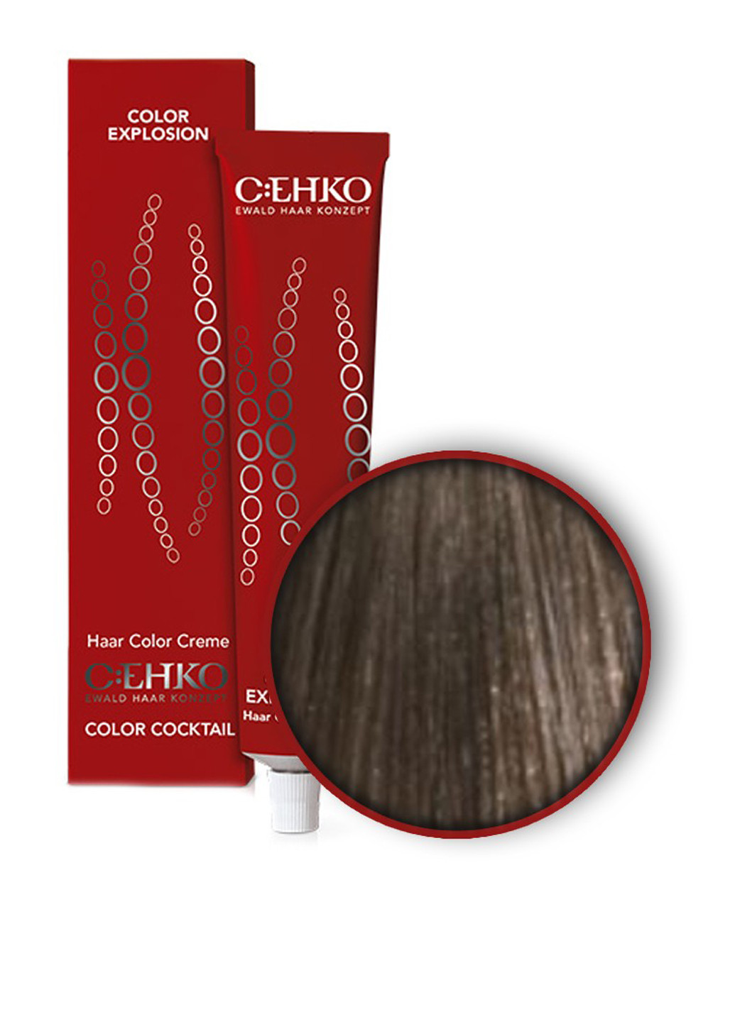 Крем-фарба для волосся №7 / 2 (попелястий блондин), 60 мл C:EHKO (77299807)