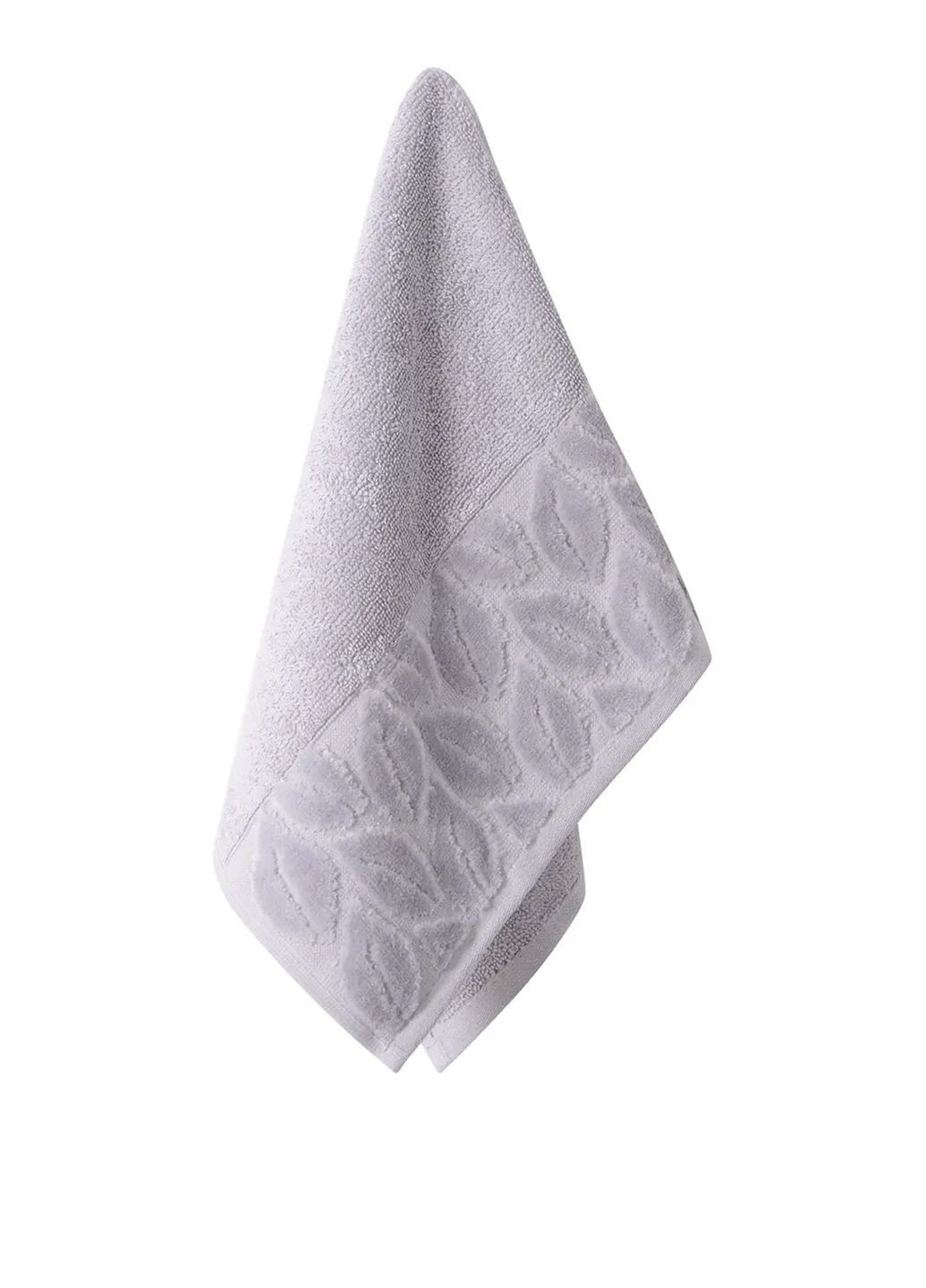 Рушник, 100% бавовна Leaves Gray колір сірий ЦБ-00281550 Soho сірий