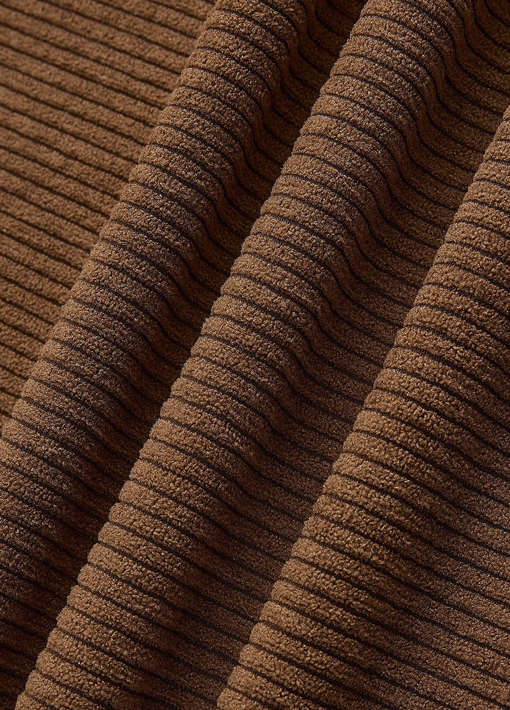 Коричневая кэжуал однотонная юбка SHEIN