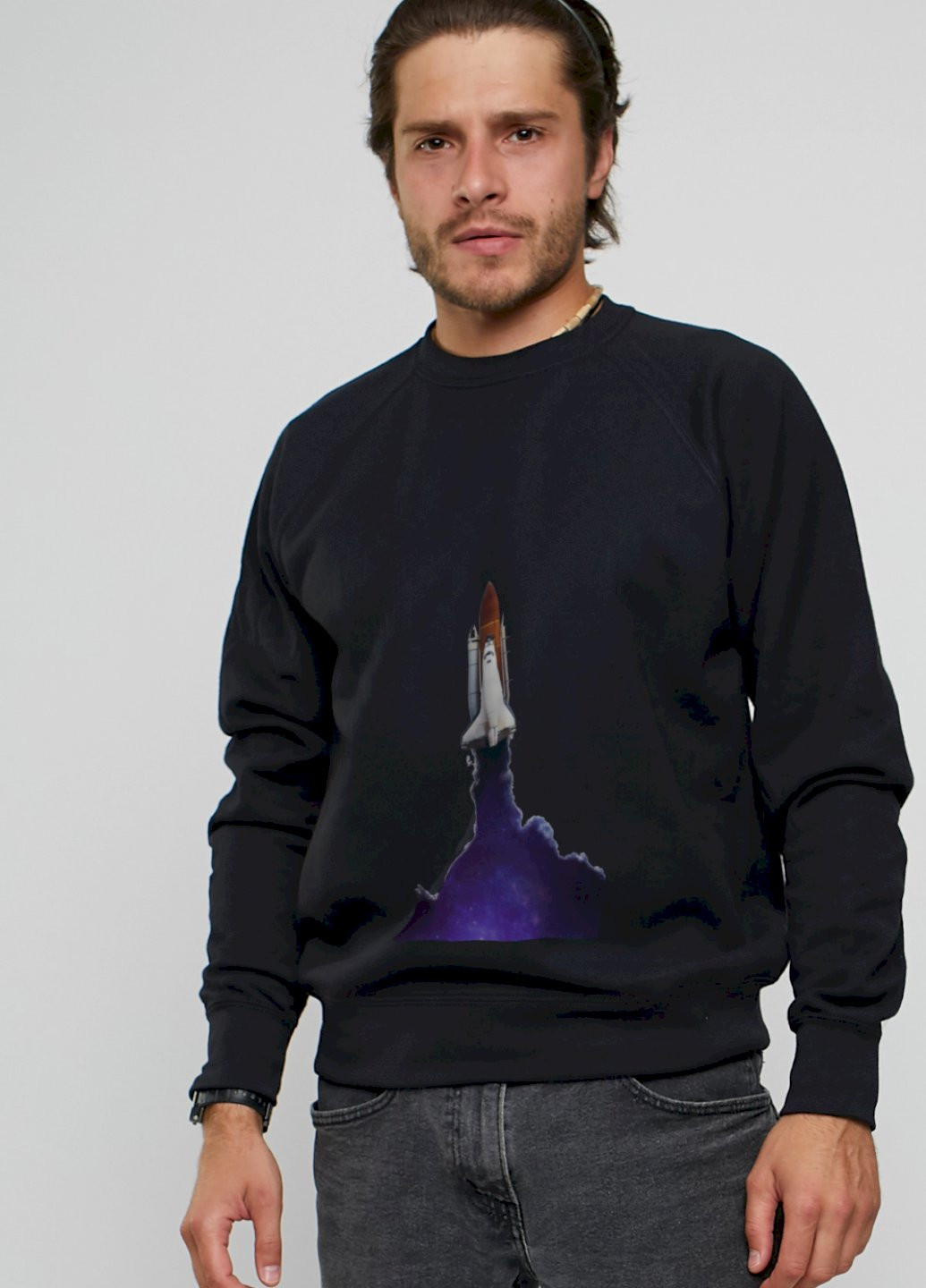 Чорний світшот YAPPI (198688814)