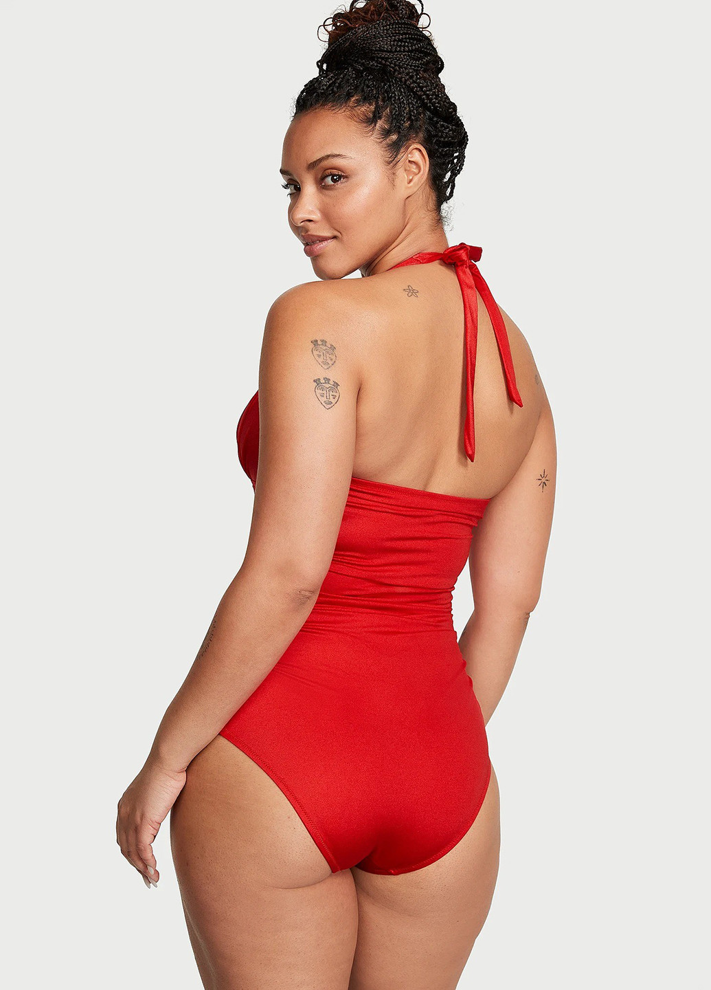 Червоний літній купальник суцільний Victoria's Secret