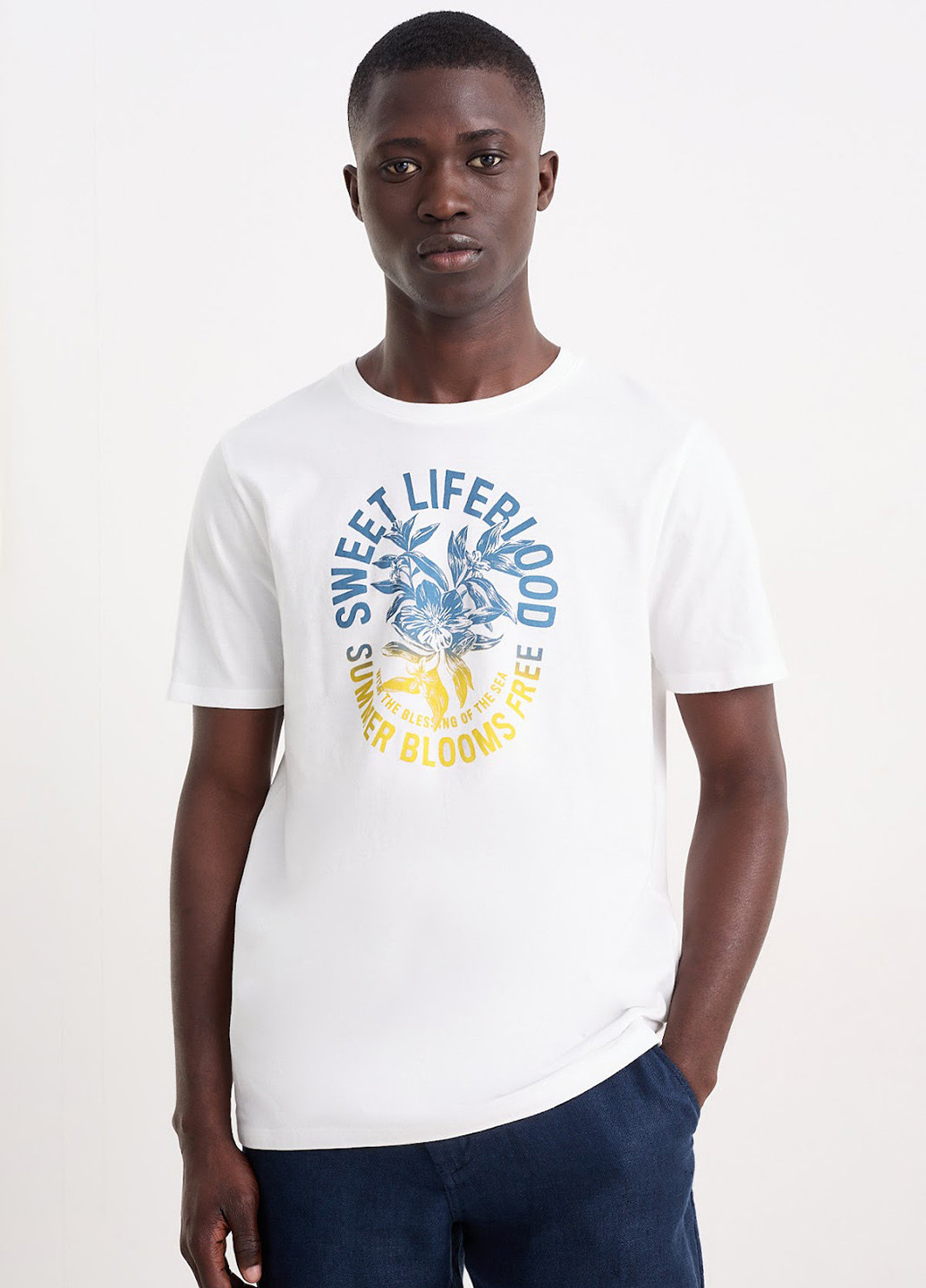 Біла футболка C&A