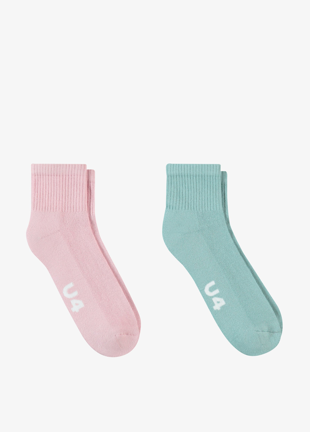 Комбинированные носки (2 пары) UNITED4 однотонные (329148661)