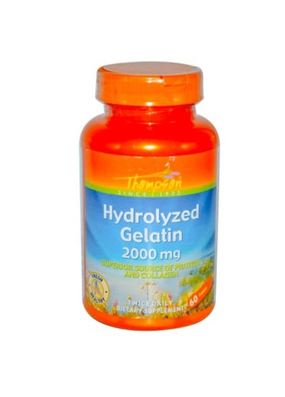 Hydrolyzed Gelatin 2000 mg 60 Tabs Thompson (256380198)