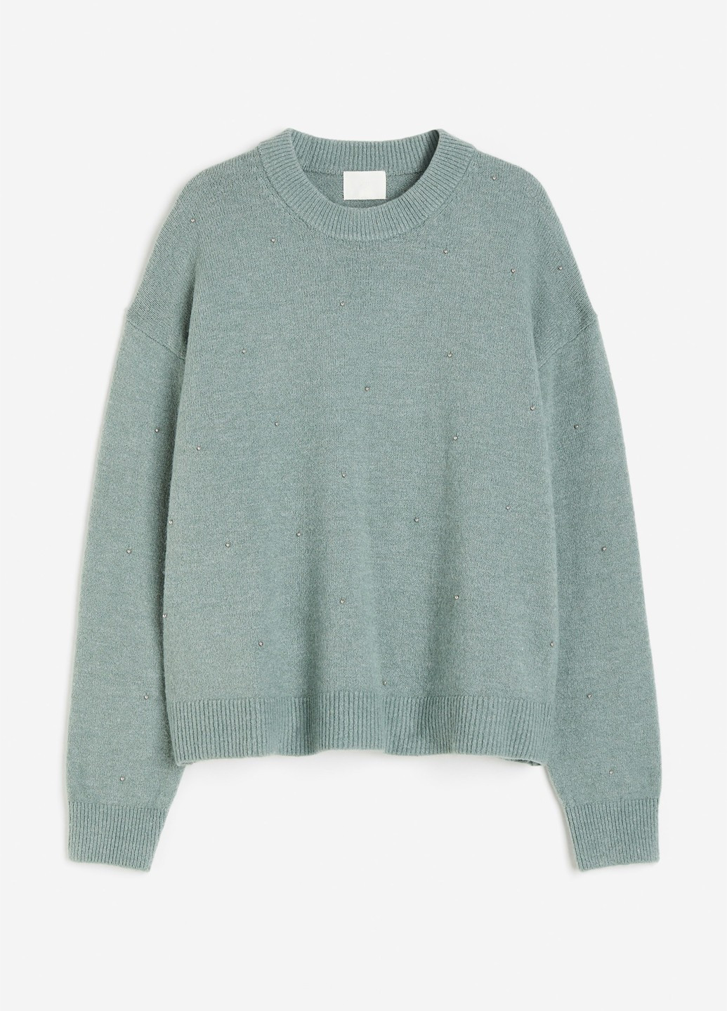 Серо-зеленый зимний джемпер джемпер H&M
