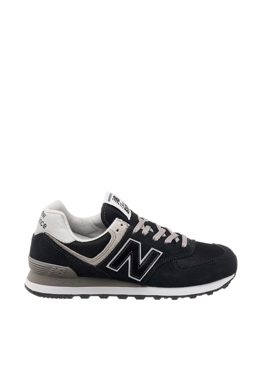 Черные всесезонные кроссовки ml574evb New Balance 574 Classic Gl