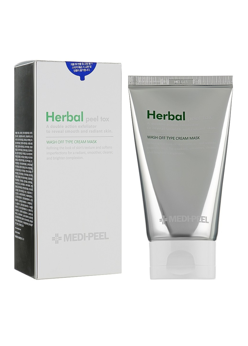 Очищаюча пілінг-маска з ефектом детоксу Herbal Peel Tox Wash Off Type Cream Mask 120 мл Medi-Peel (254542944)