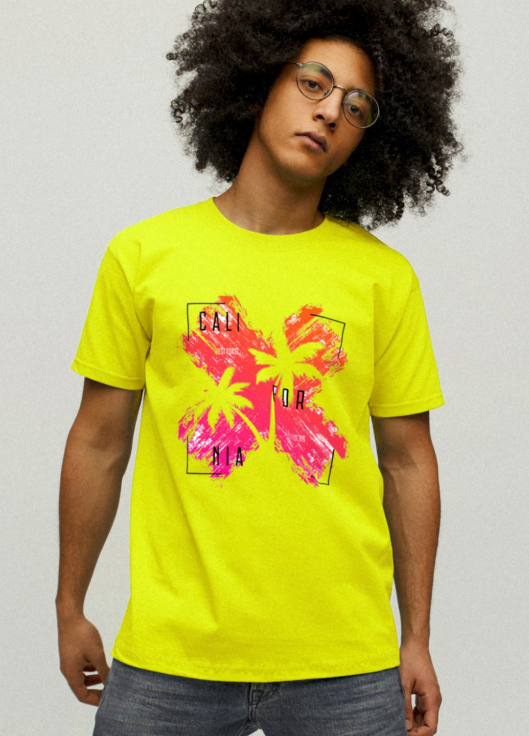 Жовта футболка чоловіча YAPPI