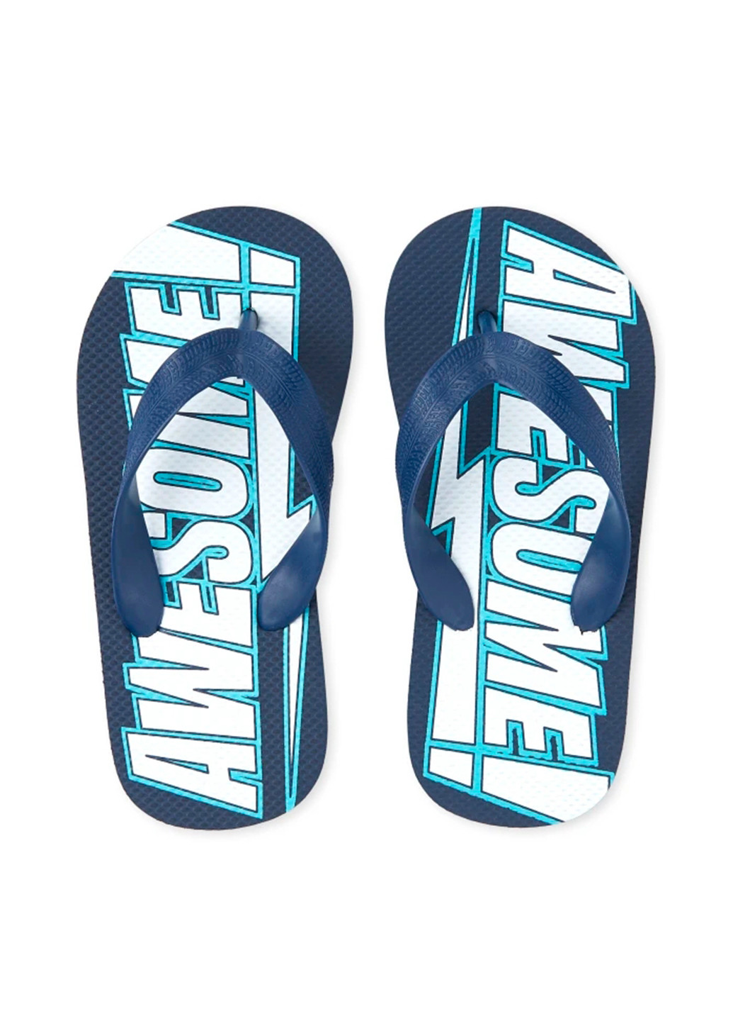 Темно-синие кэжуал, пляжные вьетнамки The Children's Place