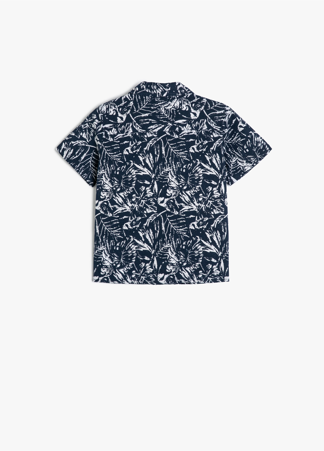 Темно-синяя кэжуал рубашка с рисунком KOTON