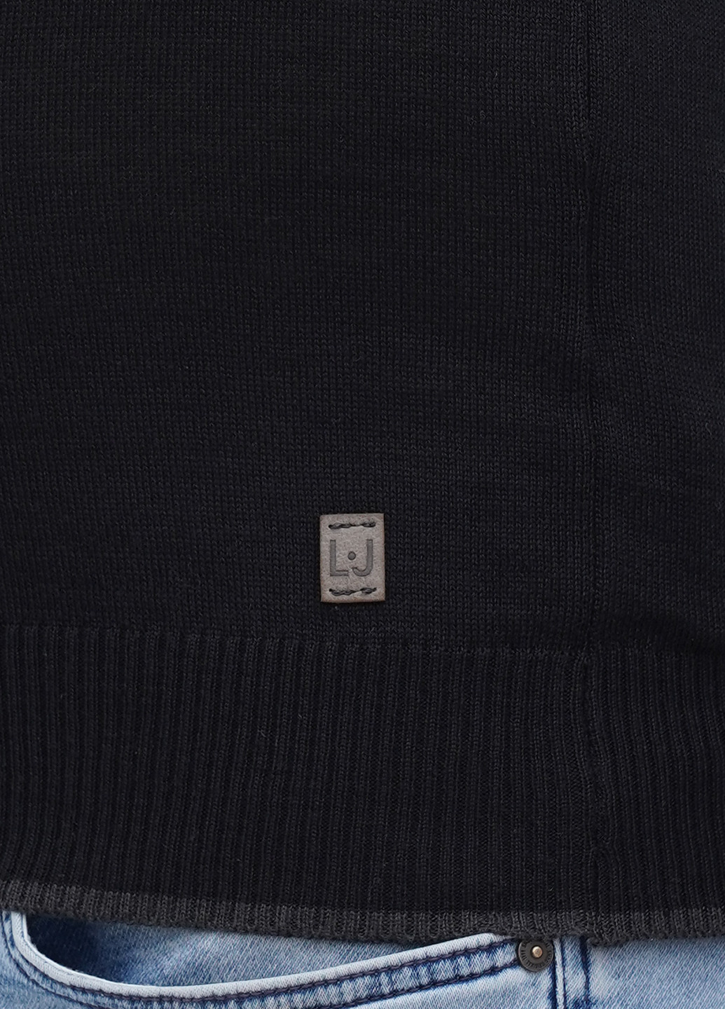 Черный демисезонный свитер джемпер Liu Jo