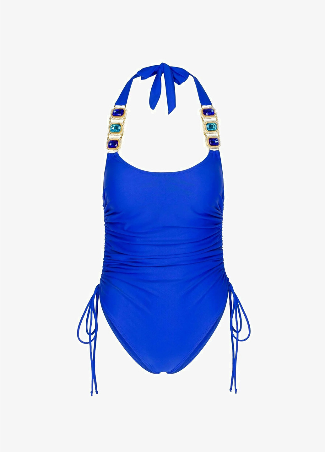 Синій літній купальник суцільний Moda Minx