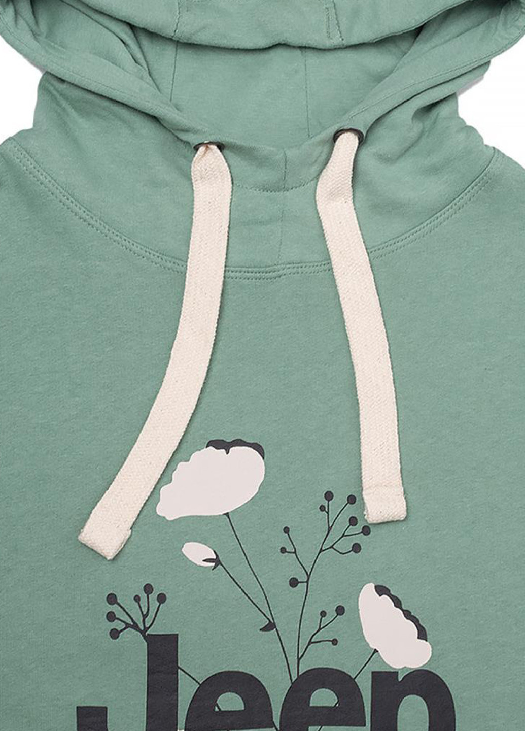 Худи O102606-E854 Jeep HOODED OVERSIZE SWEATSHIRT Botanical Print (321963498)