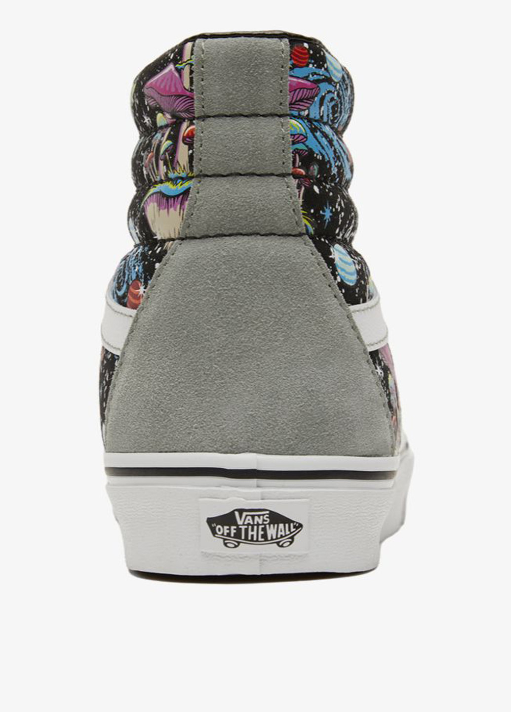 Цветные кеды Vans SK8-HI с белой подошвой, с логотипом