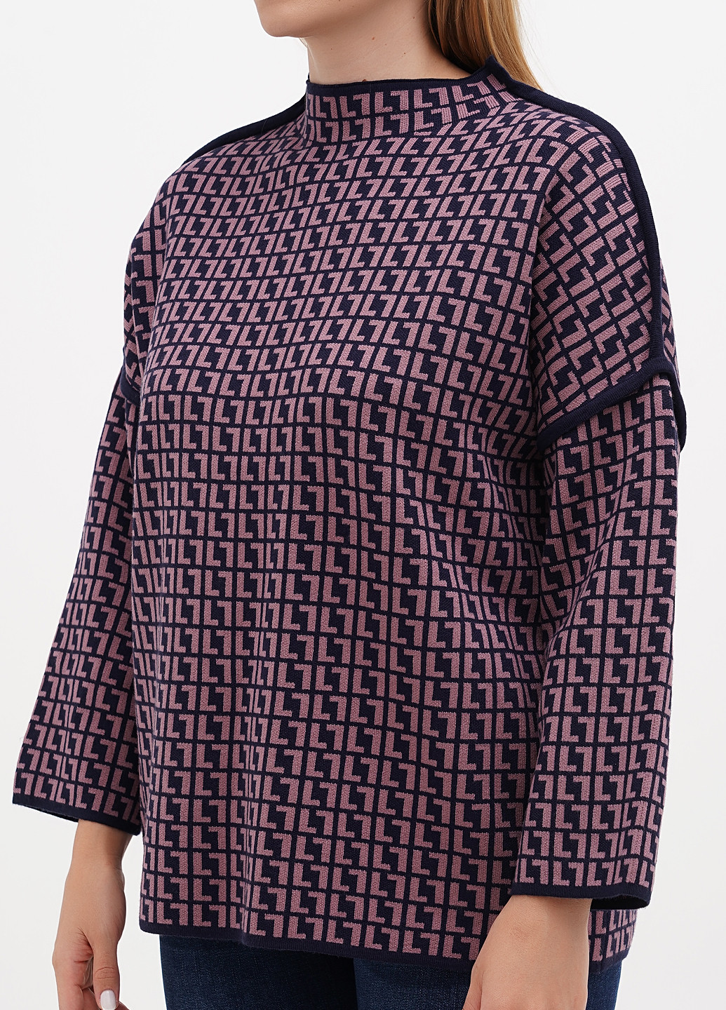 Темно-синій демісезонний светр Kiss Me