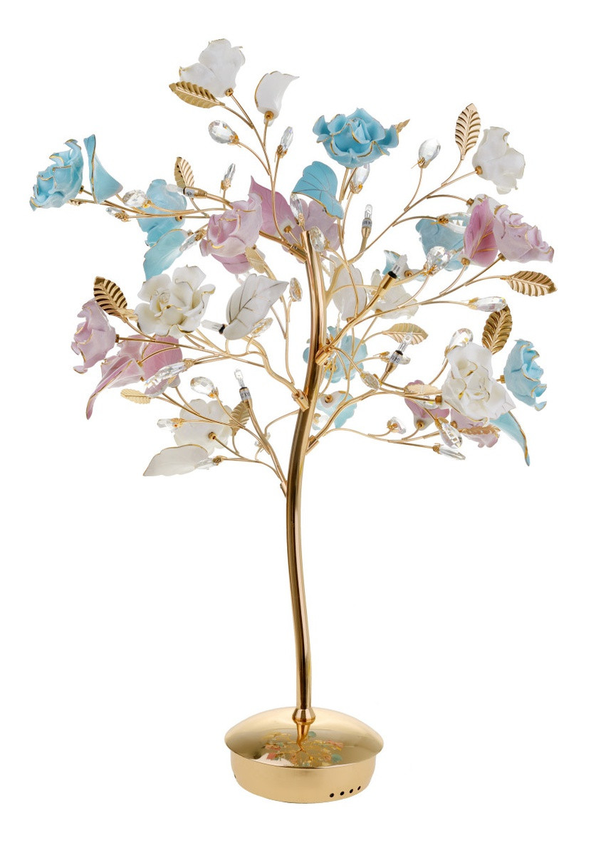 Настольная лампа флористика BKL-526T/6 G4 GD Brille (253881600)