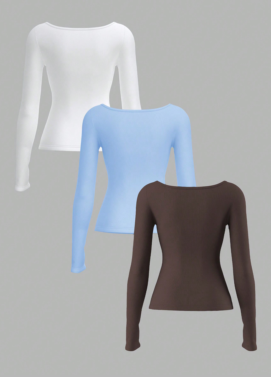 Лонгслив (3 шт.) SHEIN (367210900)