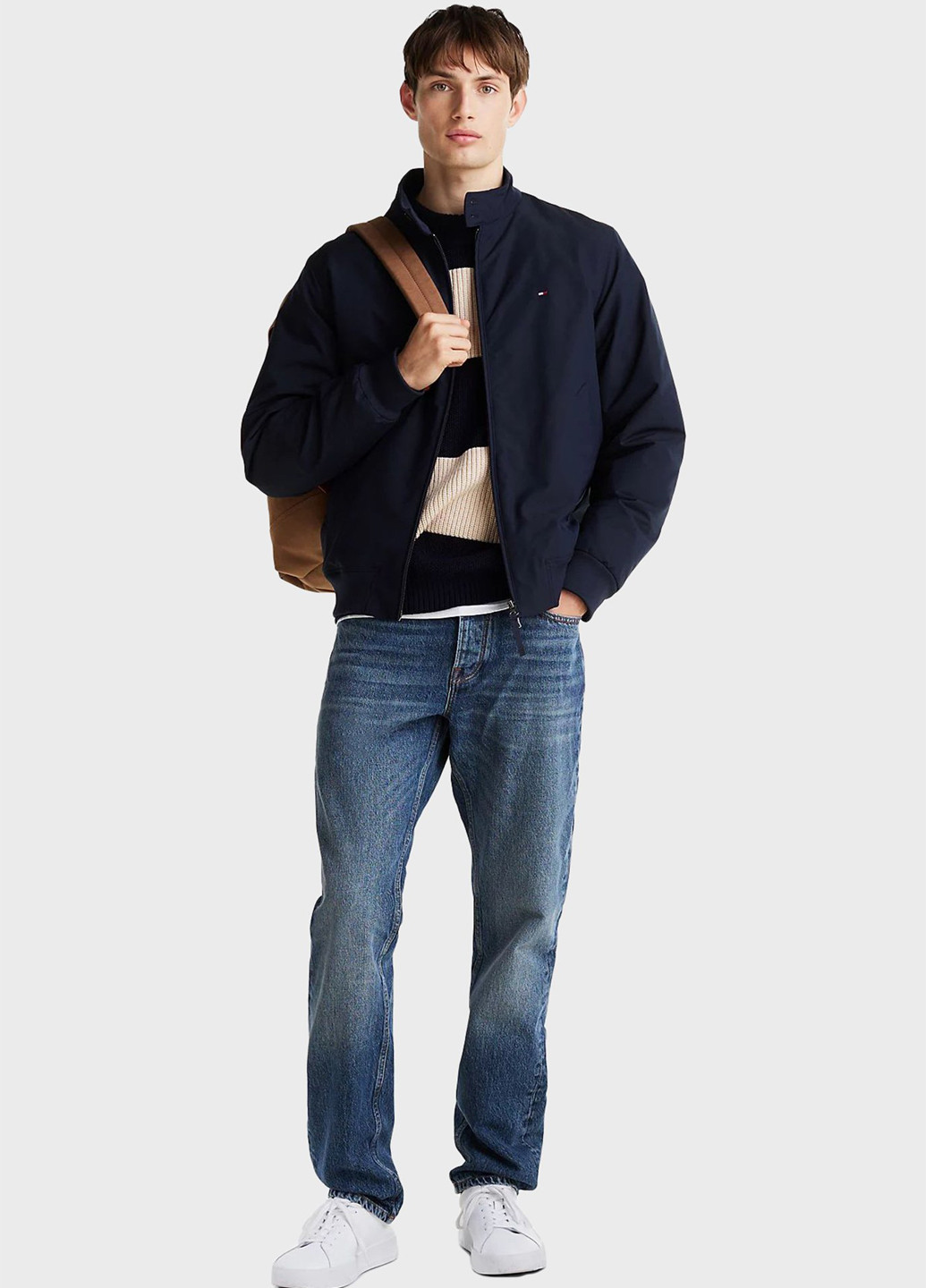 Синяя демисезонная куртка Tommy Hilfiger