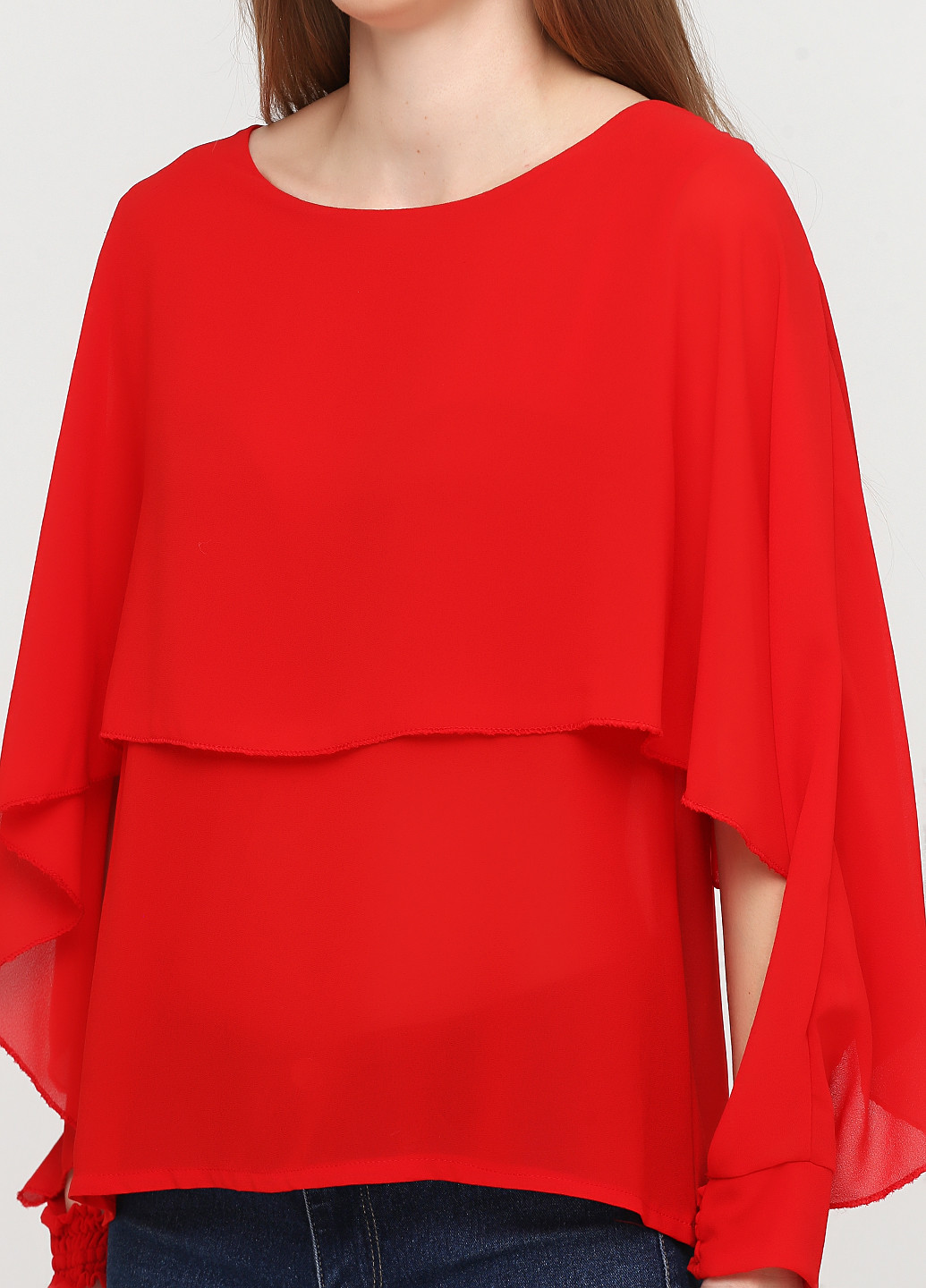 Червона демісезонна блуза Italy Moda