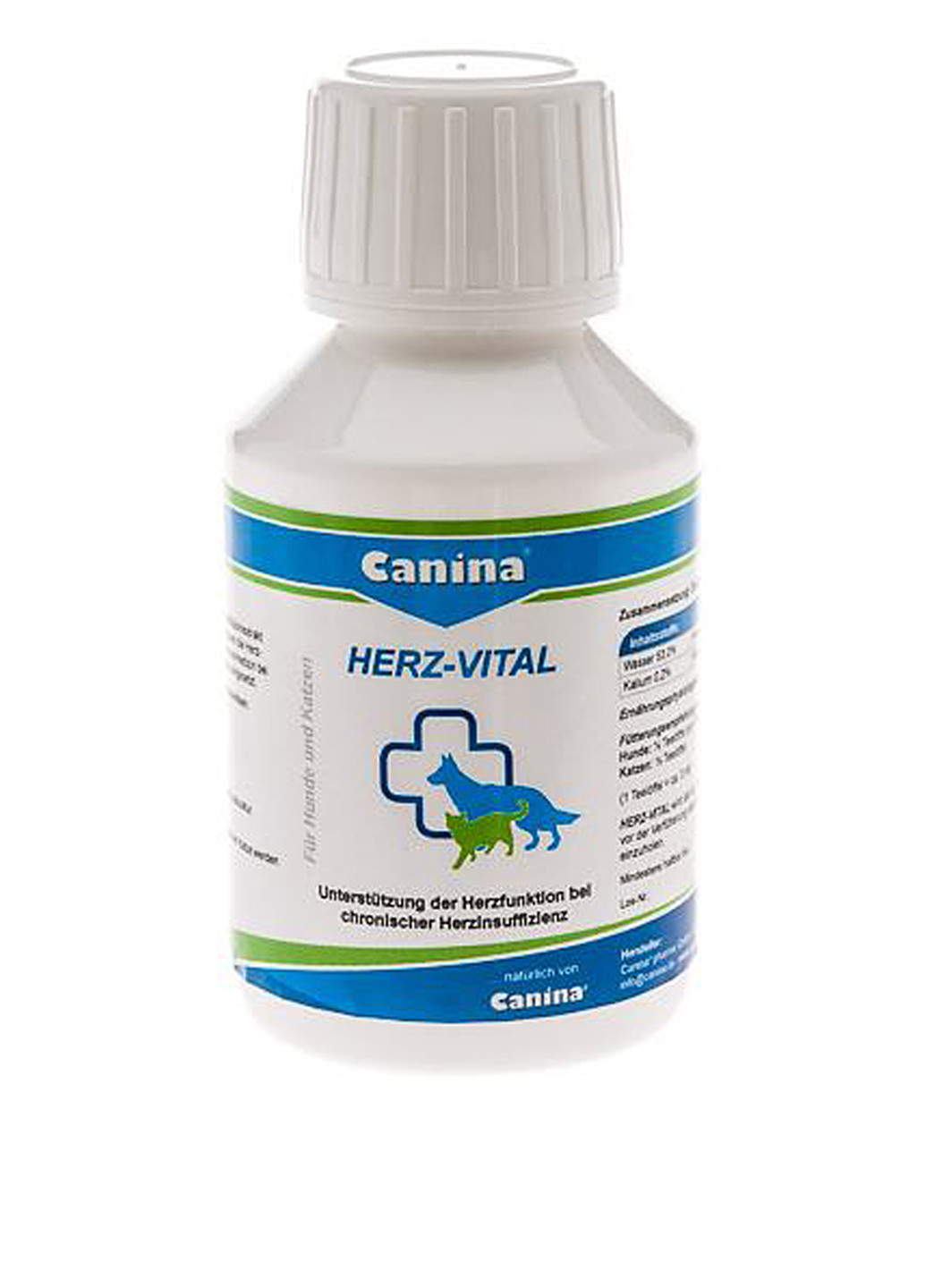 Профілактика захворювань та підтримка серця Herz-Vital, 100 мл Canina (251852599)