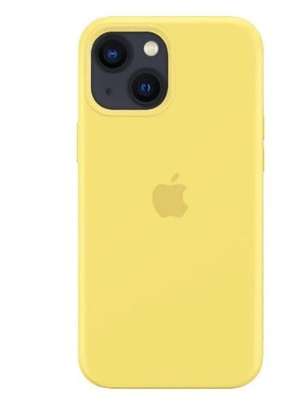 Силіконовий Чохол Накладка Silicone Case для iPhone 13 Yellow No Brand (254091986)