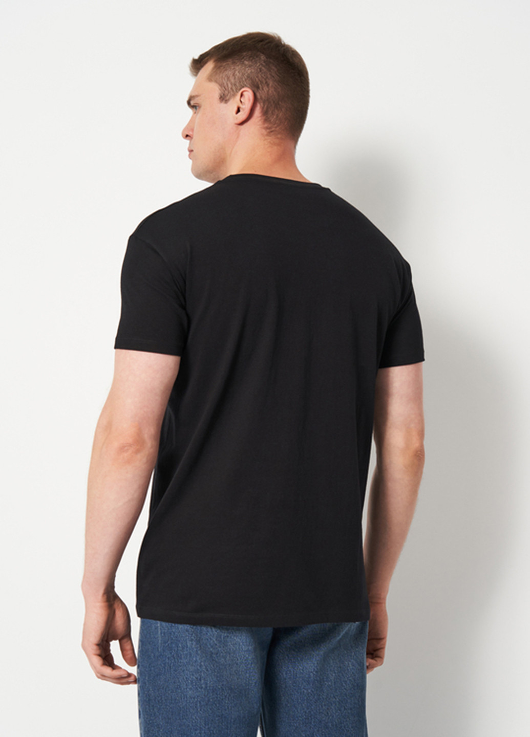 Черная футболка Sol's