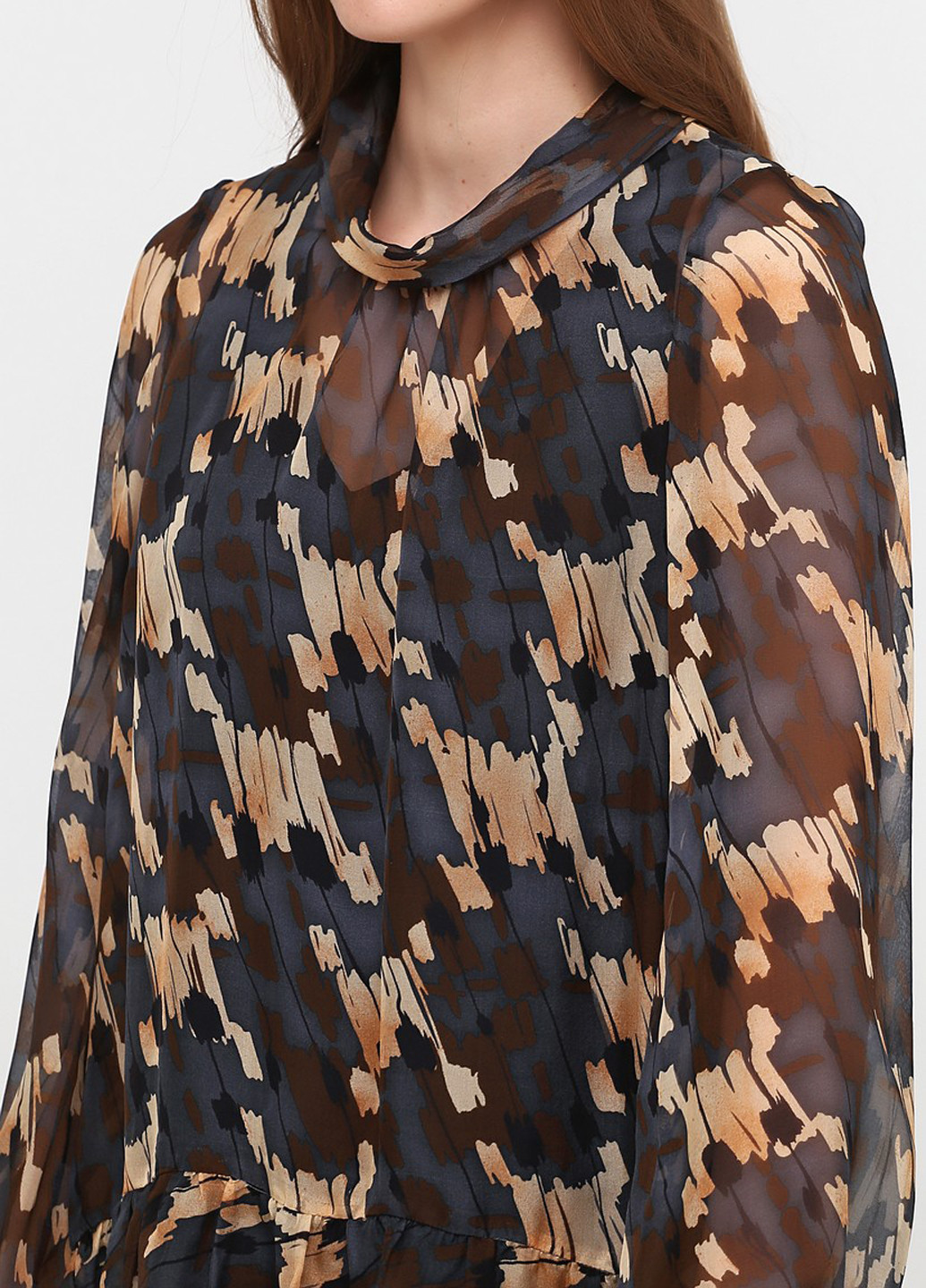 Комбинированная демисезонная блуза MiNiMax