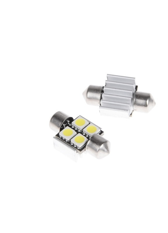 Лампа автомобильная LED Festoon 31mm 4 pcs CW SMD5050 Brille (253881862)