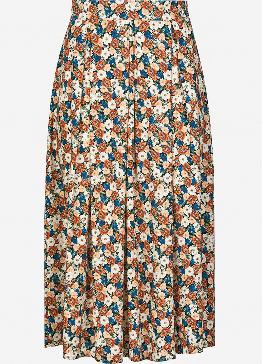Разноцветная цветочной расцветки юбка Kontatto