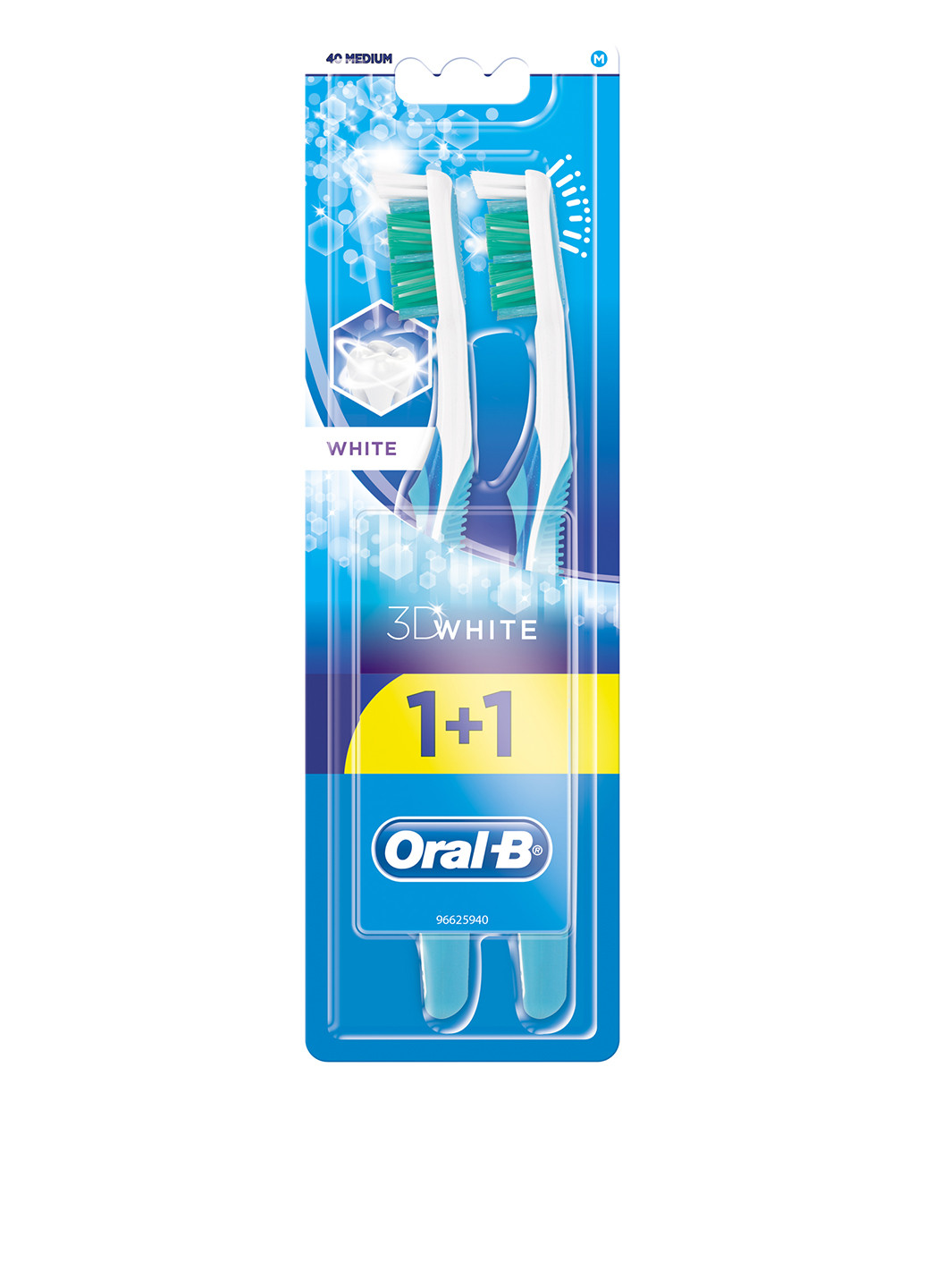 Зубная щетка 3D White Отбеливание (средней жесткости), (2 шт) Oral-B (52469322)