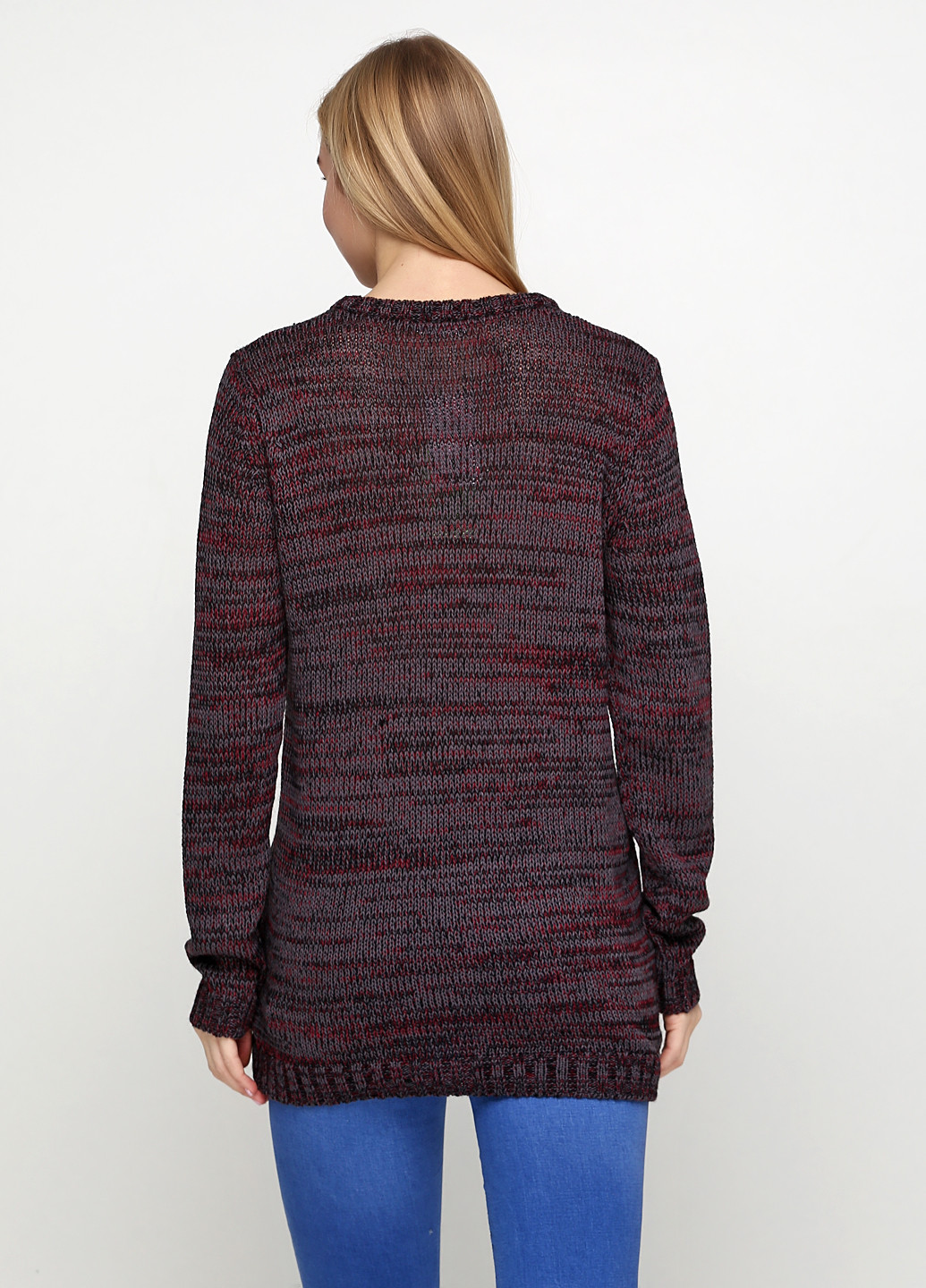 Бордовый демисезонный пуловер пуловер Long Island