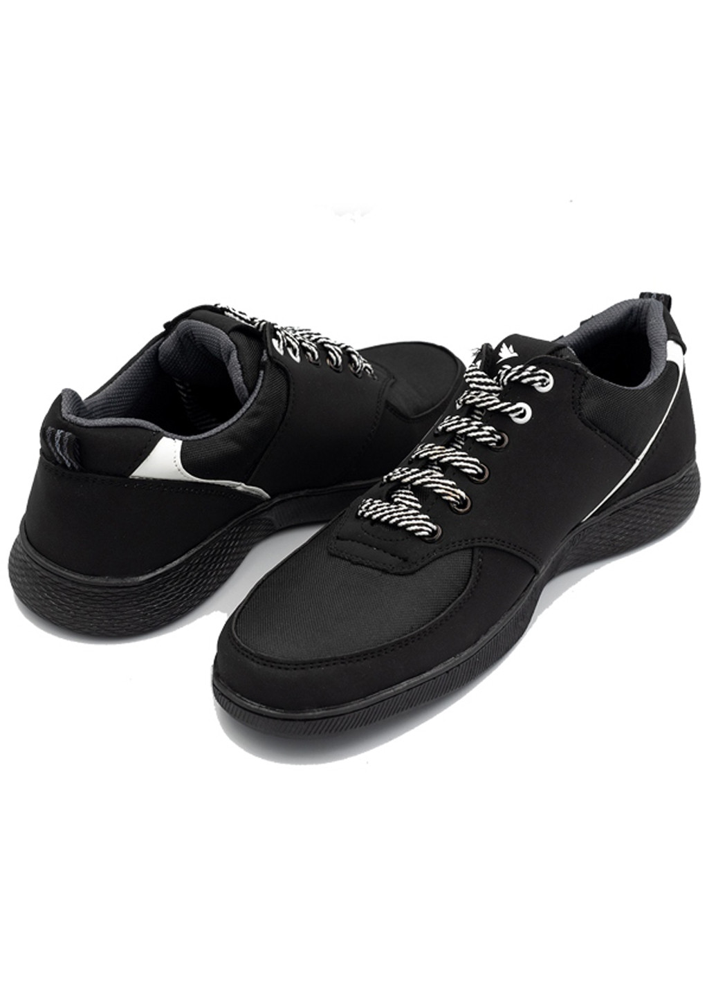Черные демисезонные кроссовки мужские демисезонные черные прошитые (1364959439) Sigol