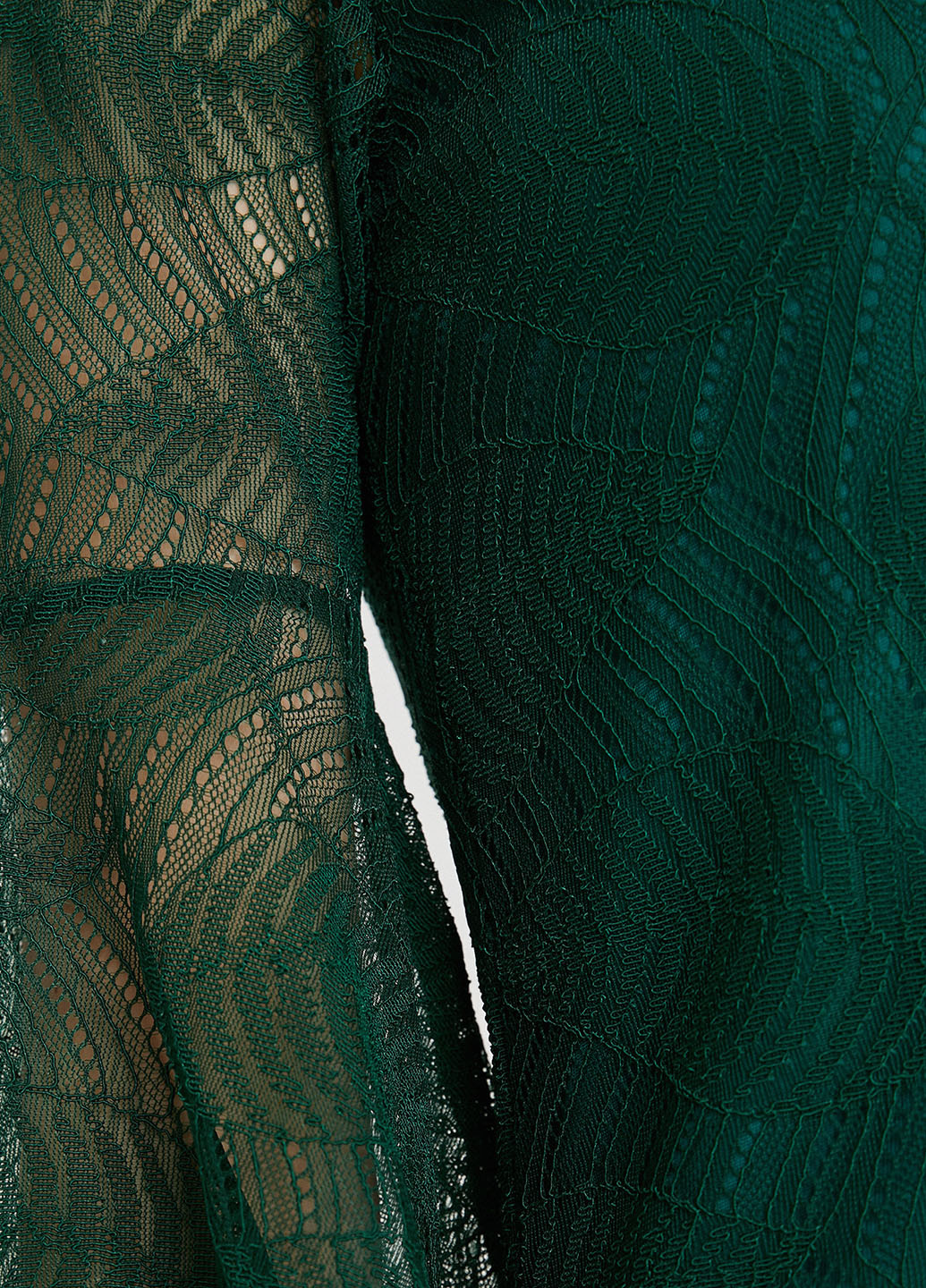 Зеленое кэжуал платье клеш KOTON с абстрактным узором
