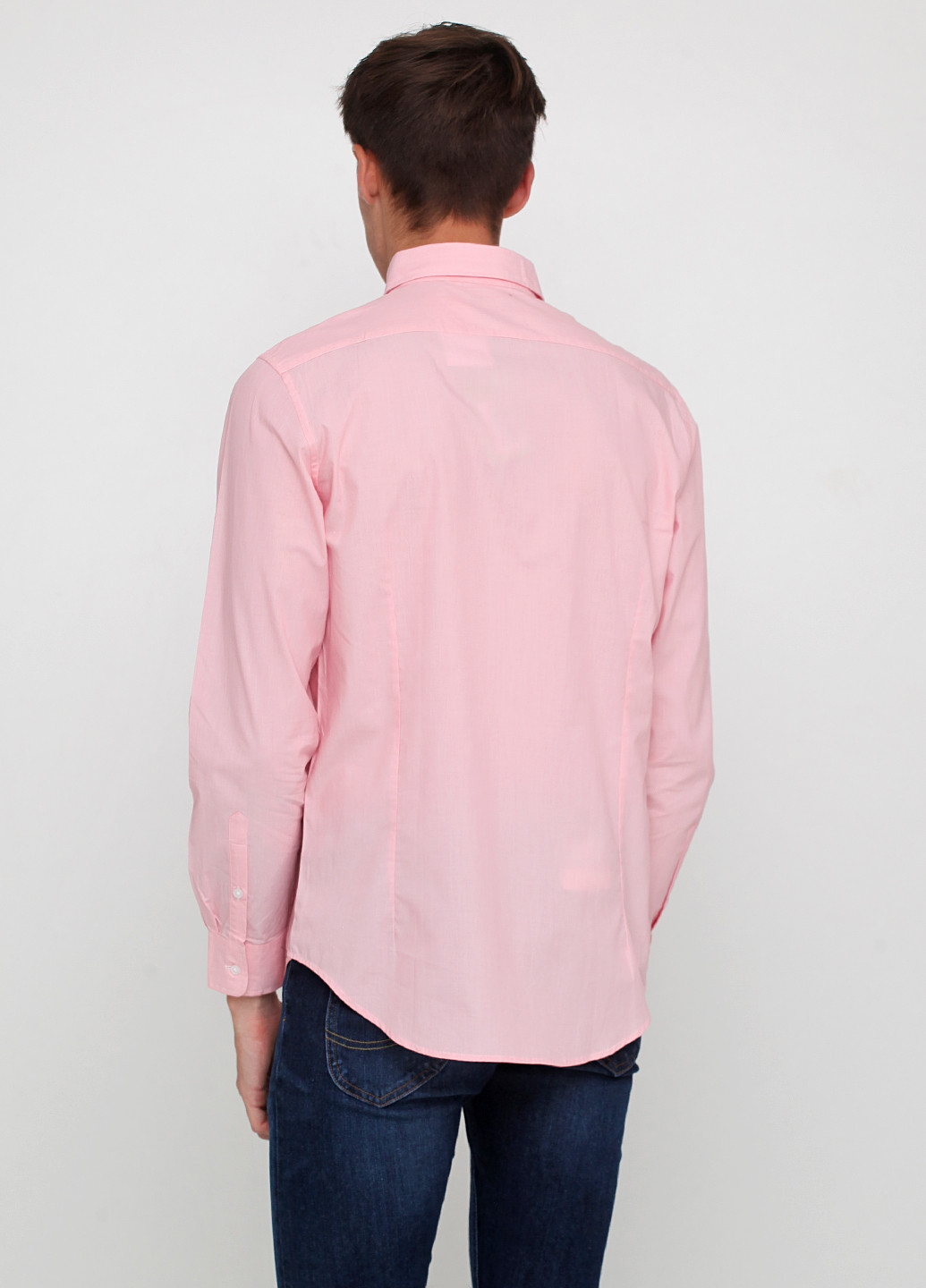 Розовая кэжуал рубашка в полоску Rodier