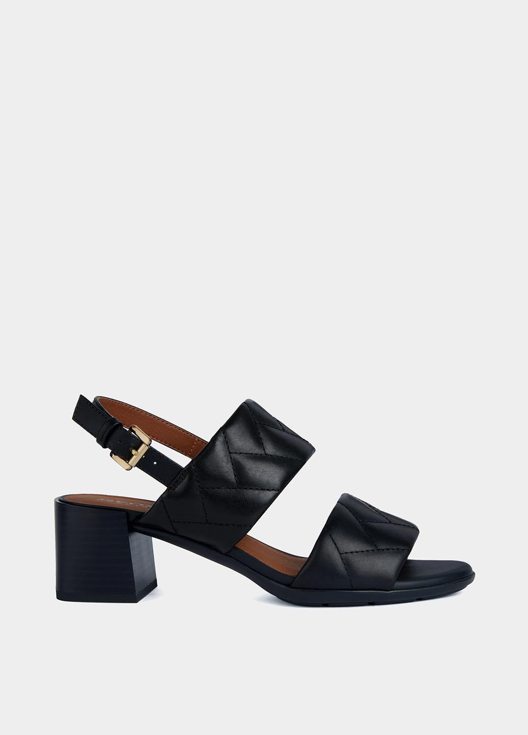 Черные босоножки Geox с ремешком