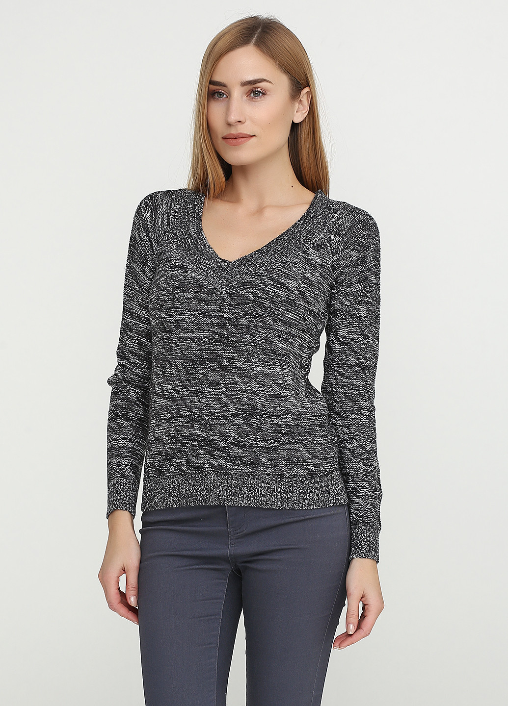 Грифельно-серый демисезонный пуловер Terranova