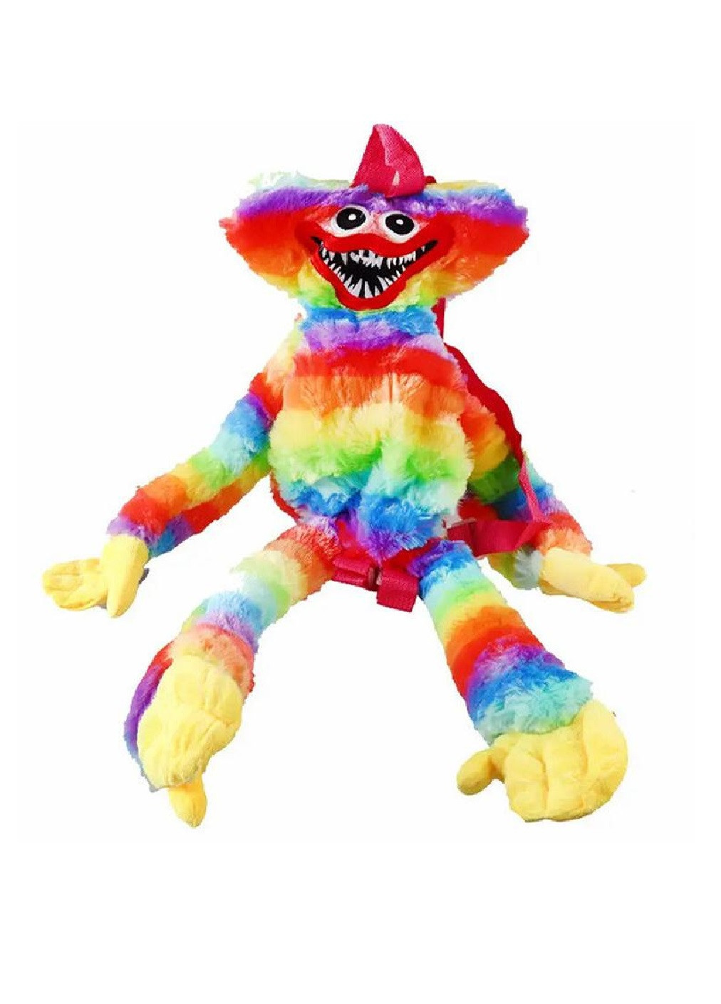 Дитячий рюкзак м'яка плюшева іграшка обіймашка монстр Хагі Вагі 56 см (473361-Prob) Райдужний Unbranded (254469234)