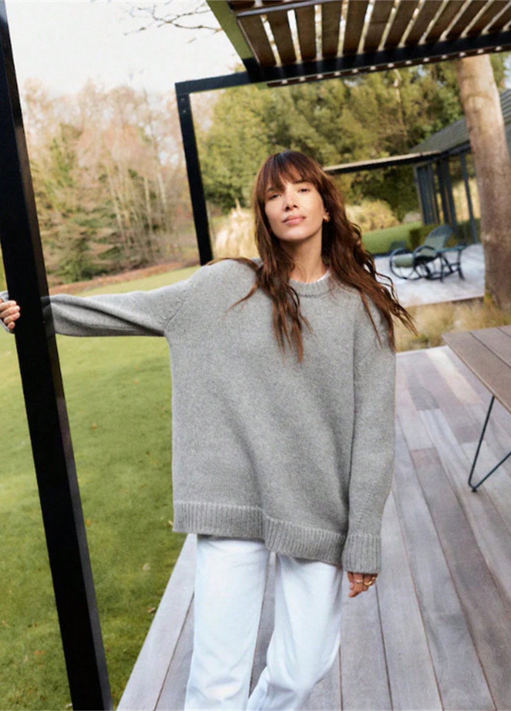 Серый демисезонный джемпер джемпер SHEIN