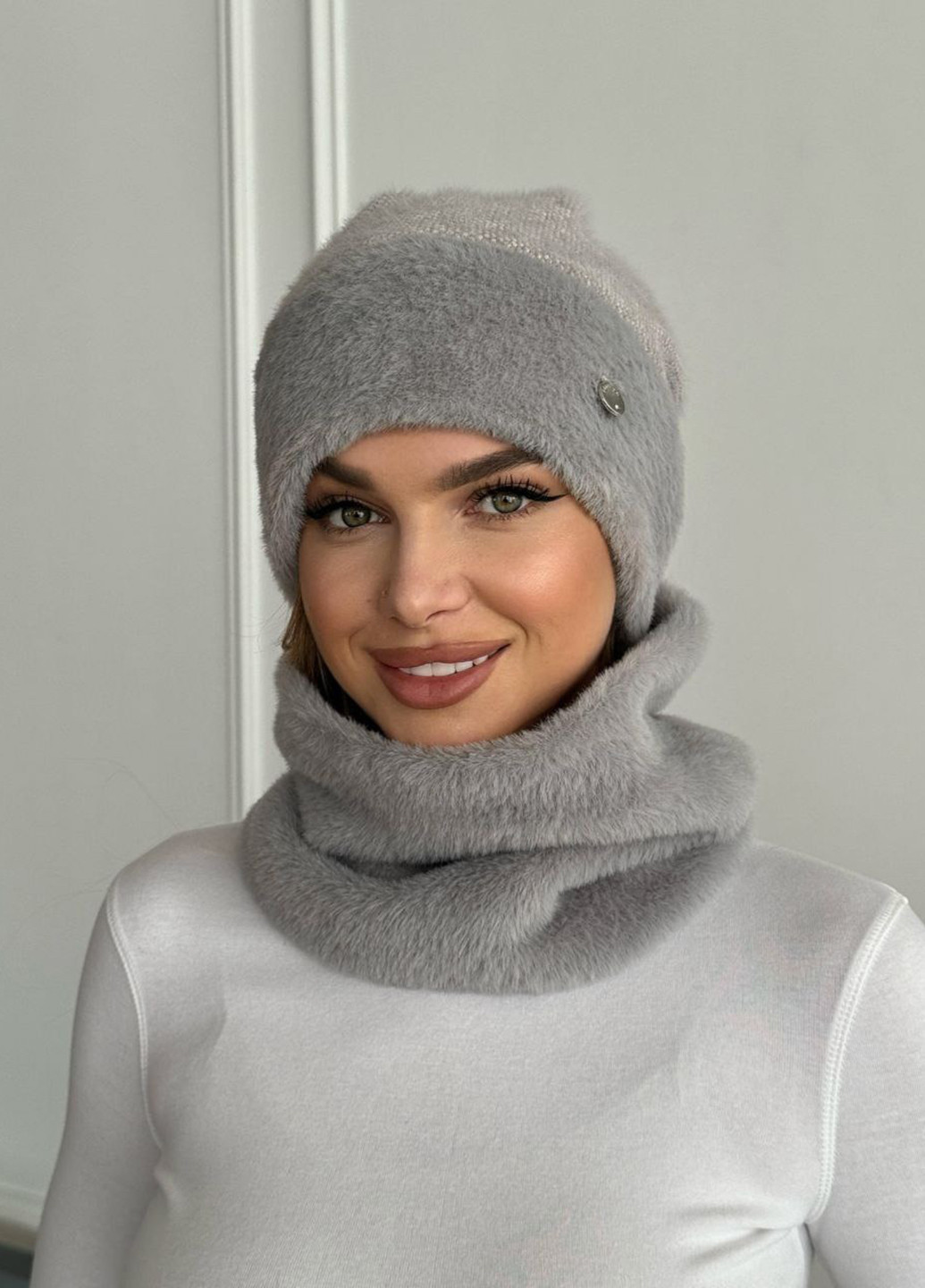 Комплект (шапка, баф) No Brand (365959852)