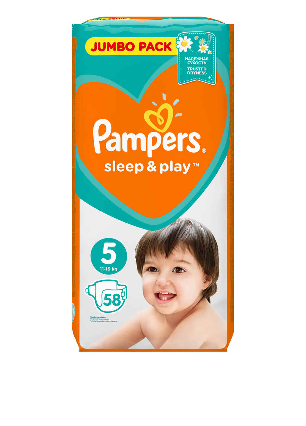 Підгузки Sleep & Play (11-18 кг), 58 шт. Pampers (42439770)