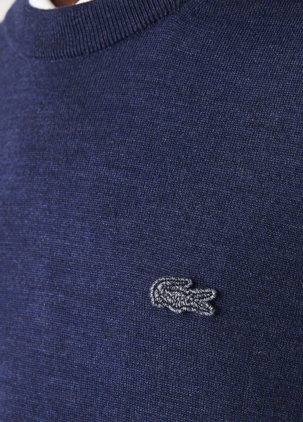 Темно-синий демисезонный джемпер джемпер Lacoste