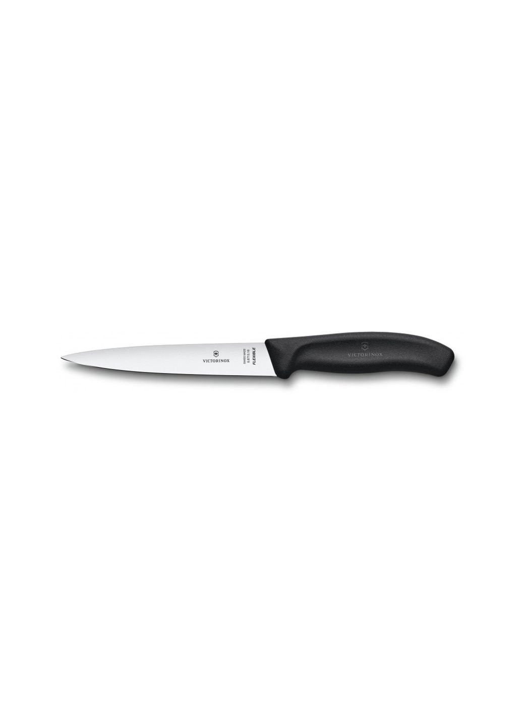 Кухонный нож SwissClassic Filleting Flex 16 см Black (6.8713.16B) Victorinox (254079756)