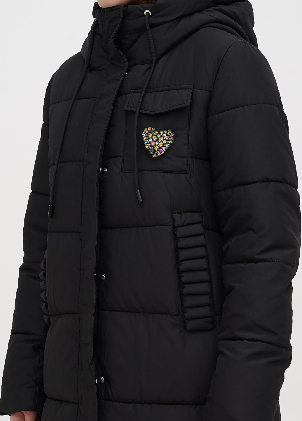 Черная зимняя куртка Monte Cervino