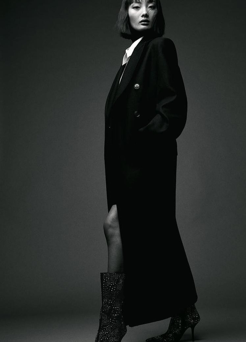 Черные демисезонная ботильоны H&M