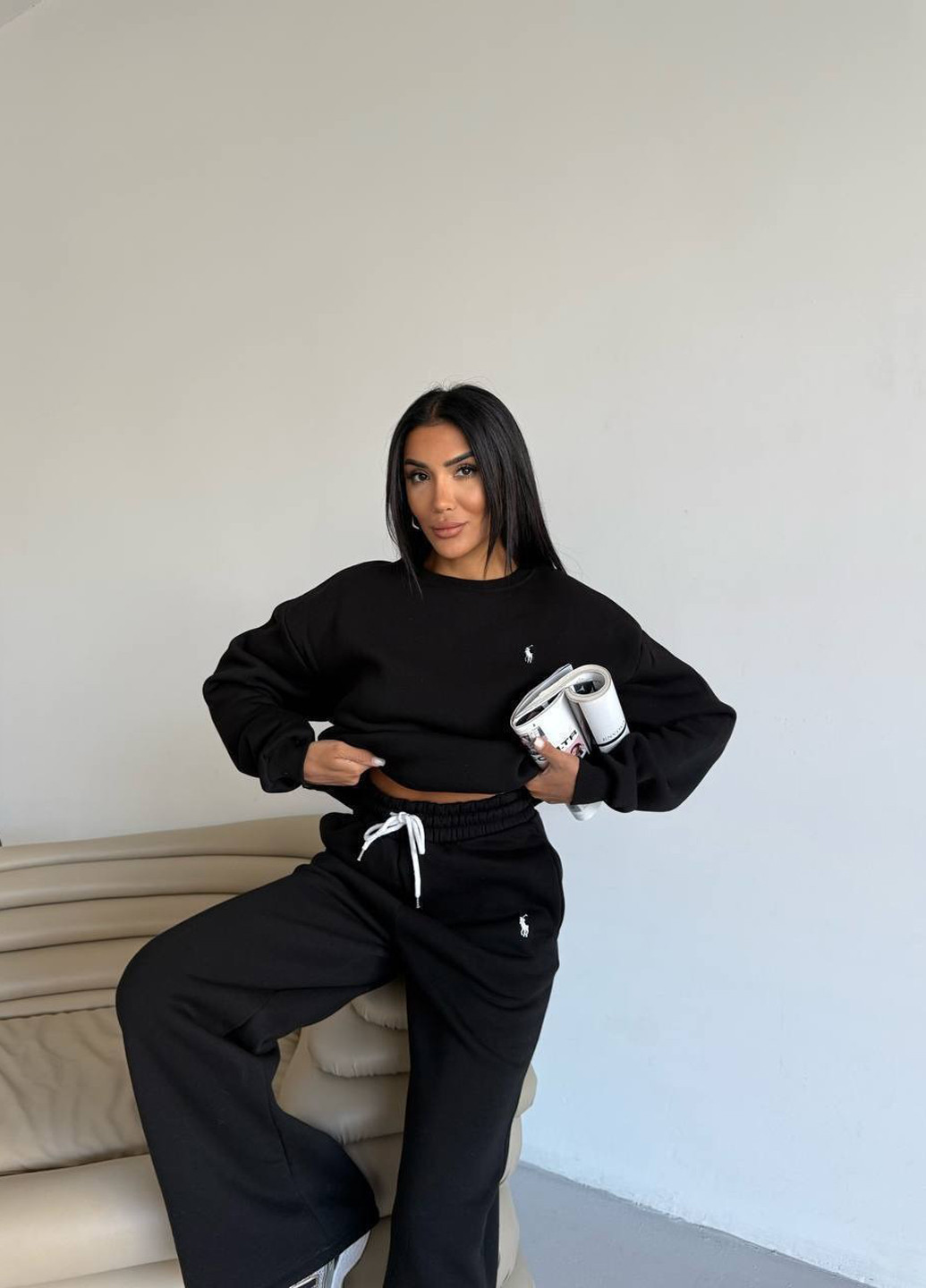 Костюм (свитшот, брюки) No Brand (365959906)